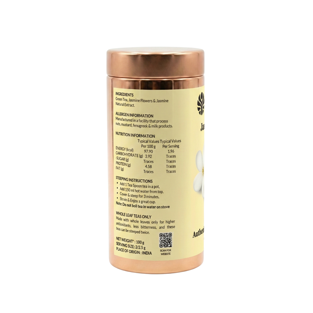 Jasmine Tea In Tin