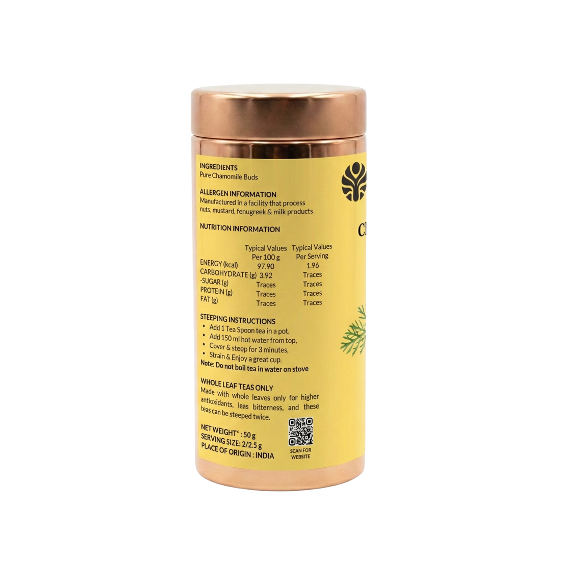 Pure Chamomile In Tin