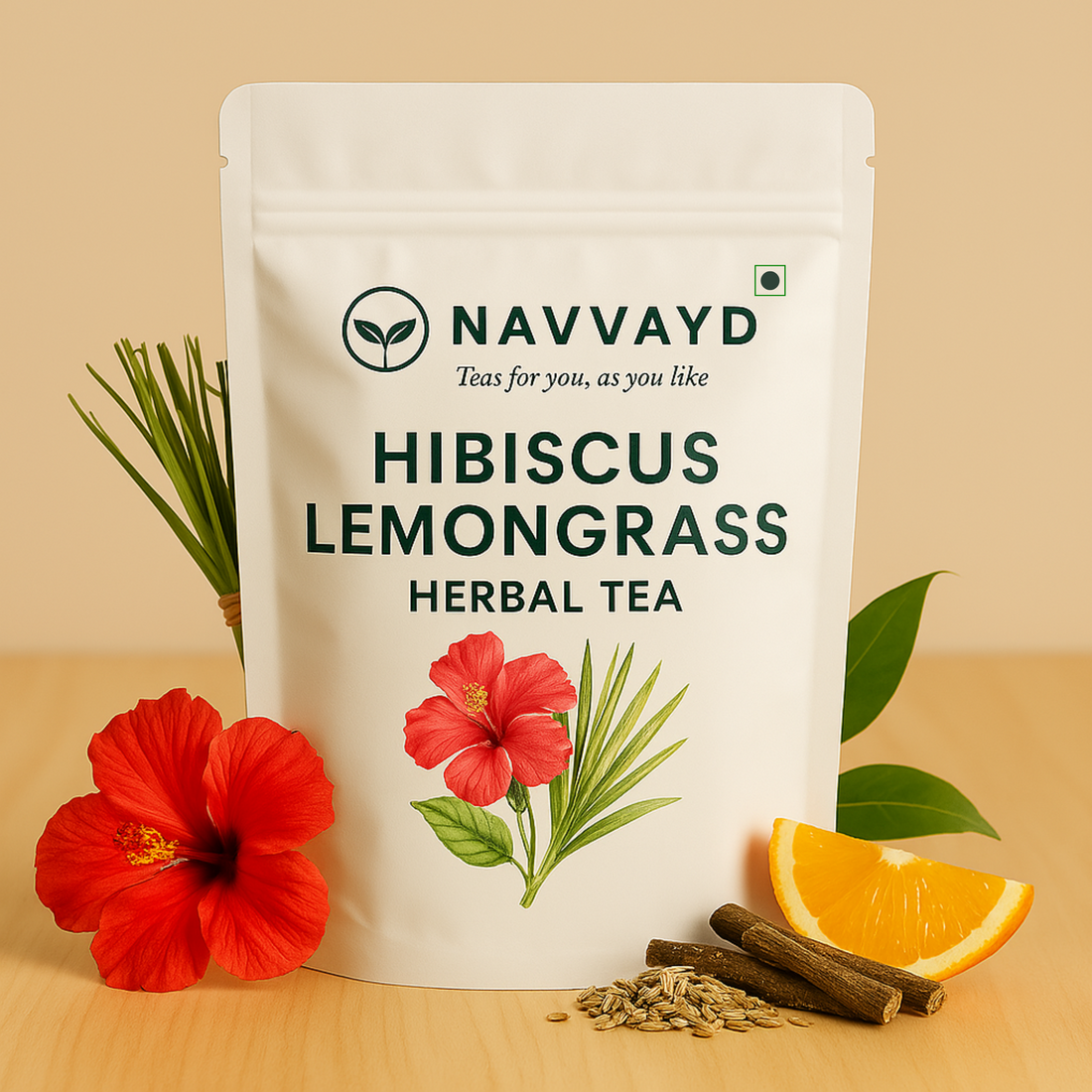 Hibiscus Lemongrass Herbal Infusion