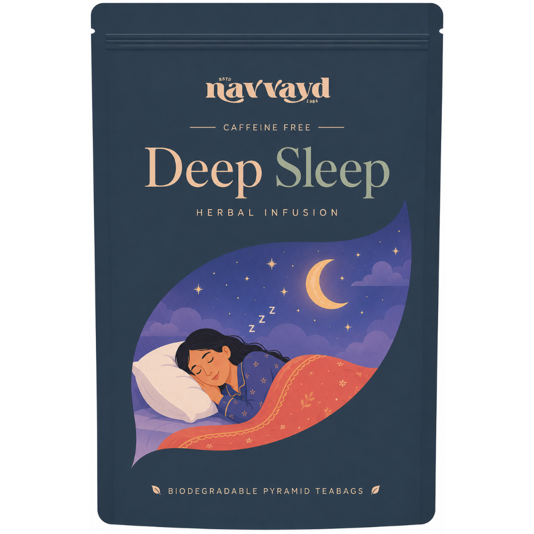 Deep Sleep herbal infusion bags with chamomile, lavender and Indian valerian