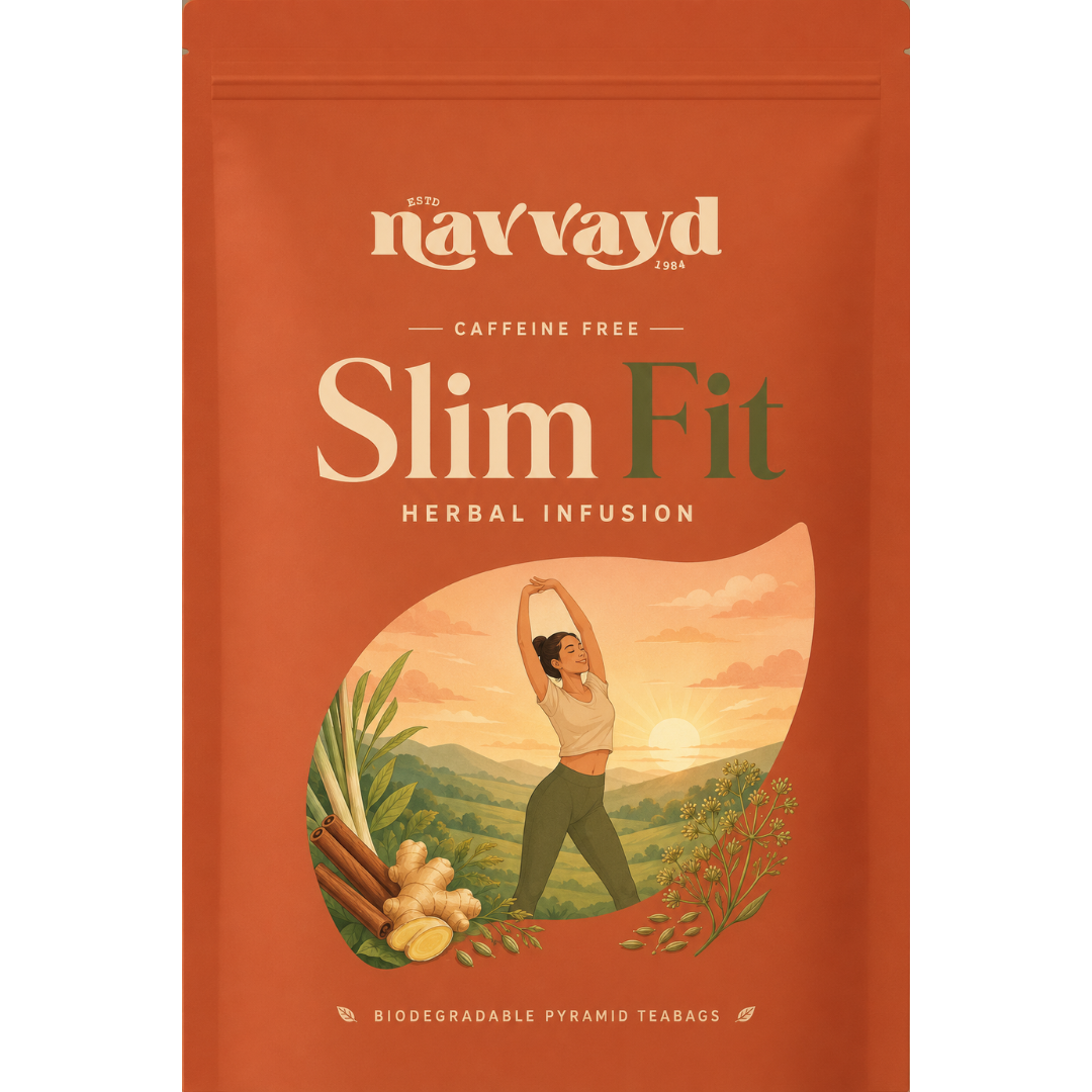 Slim Fit herbal infusion bags with butterfly pea flower, lemongrass and ginger