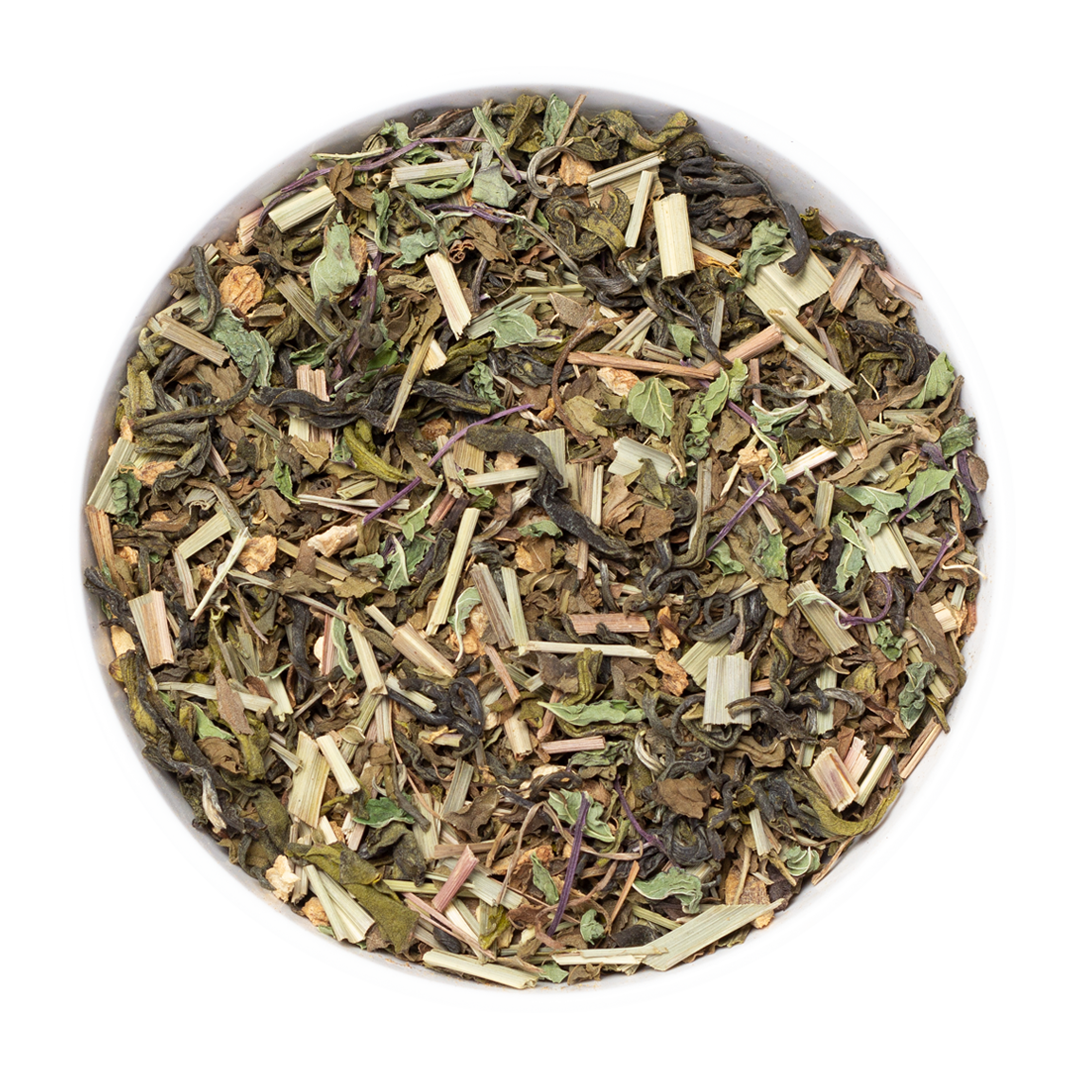 Sparkling Ginger Mint Tea